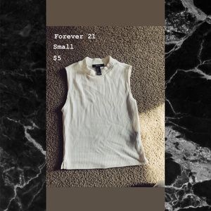 High neck crop sweater